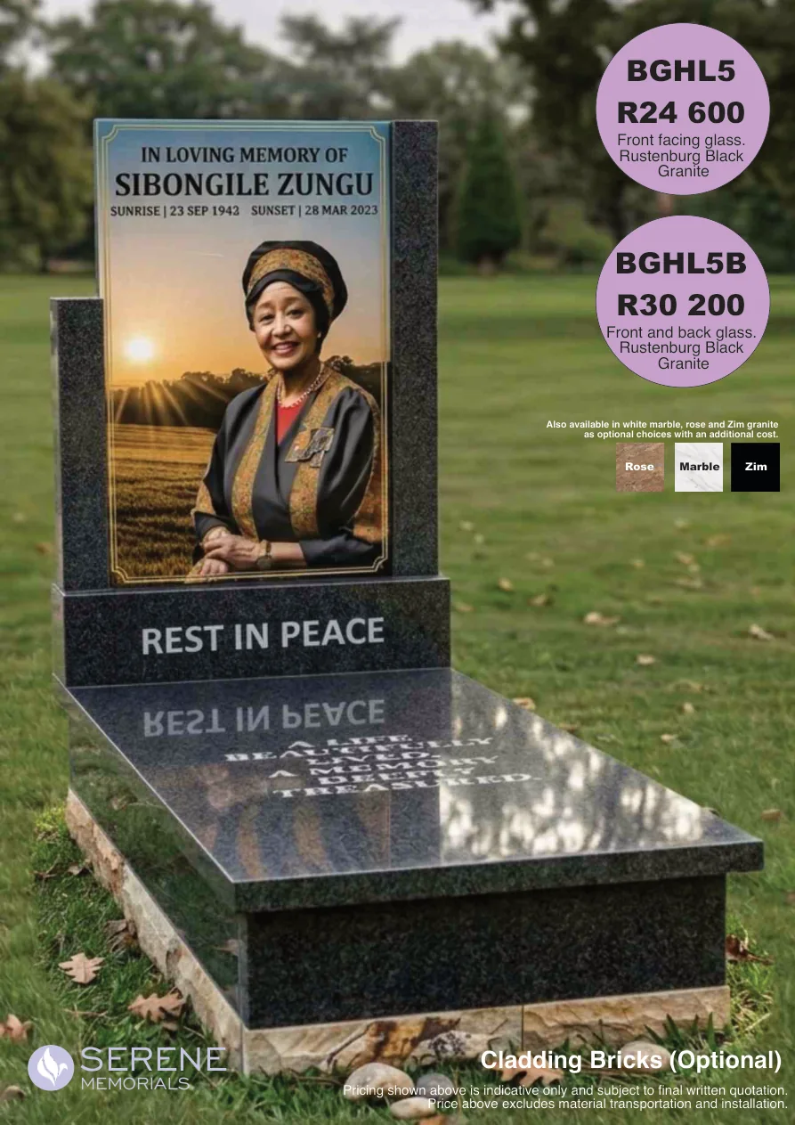 Glass Tombstone Design 5