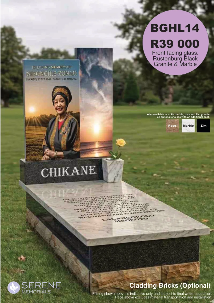 Glass Tombstone Design 14