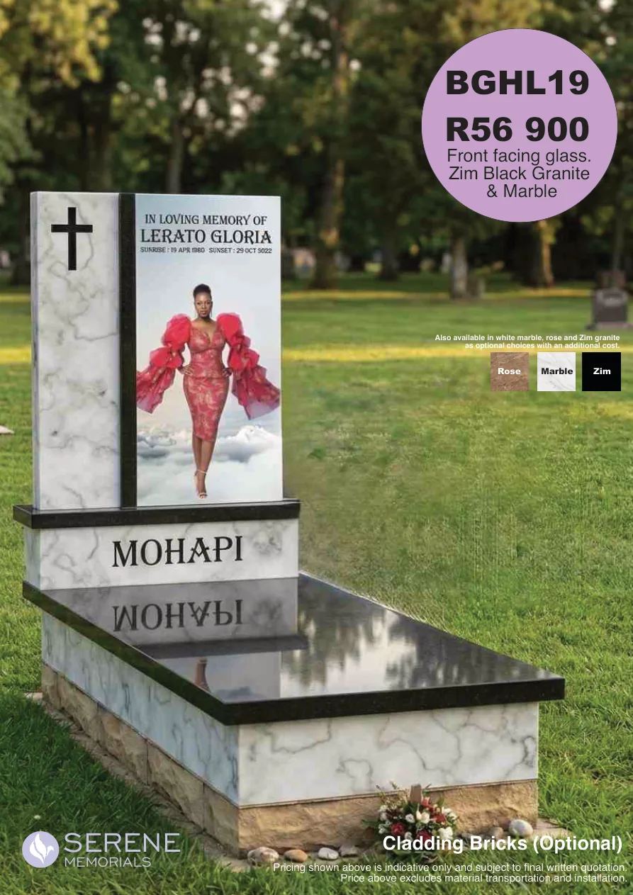 Glass Tombstone Design 19