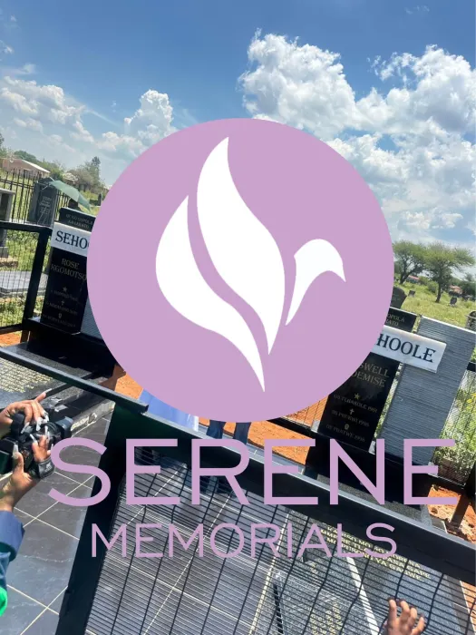 Completed tombstone memorial by Serene Memorials, serving South Africa and the SADC region