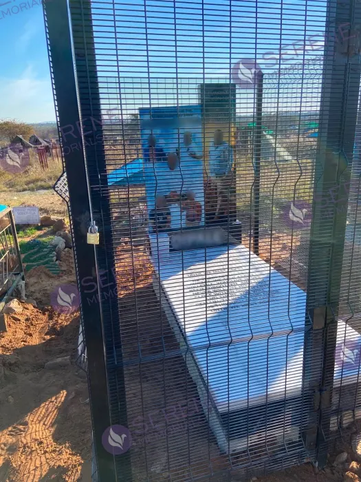 Completed tombstone memorial by Serene Memorials, serving South Africa and the SADC region